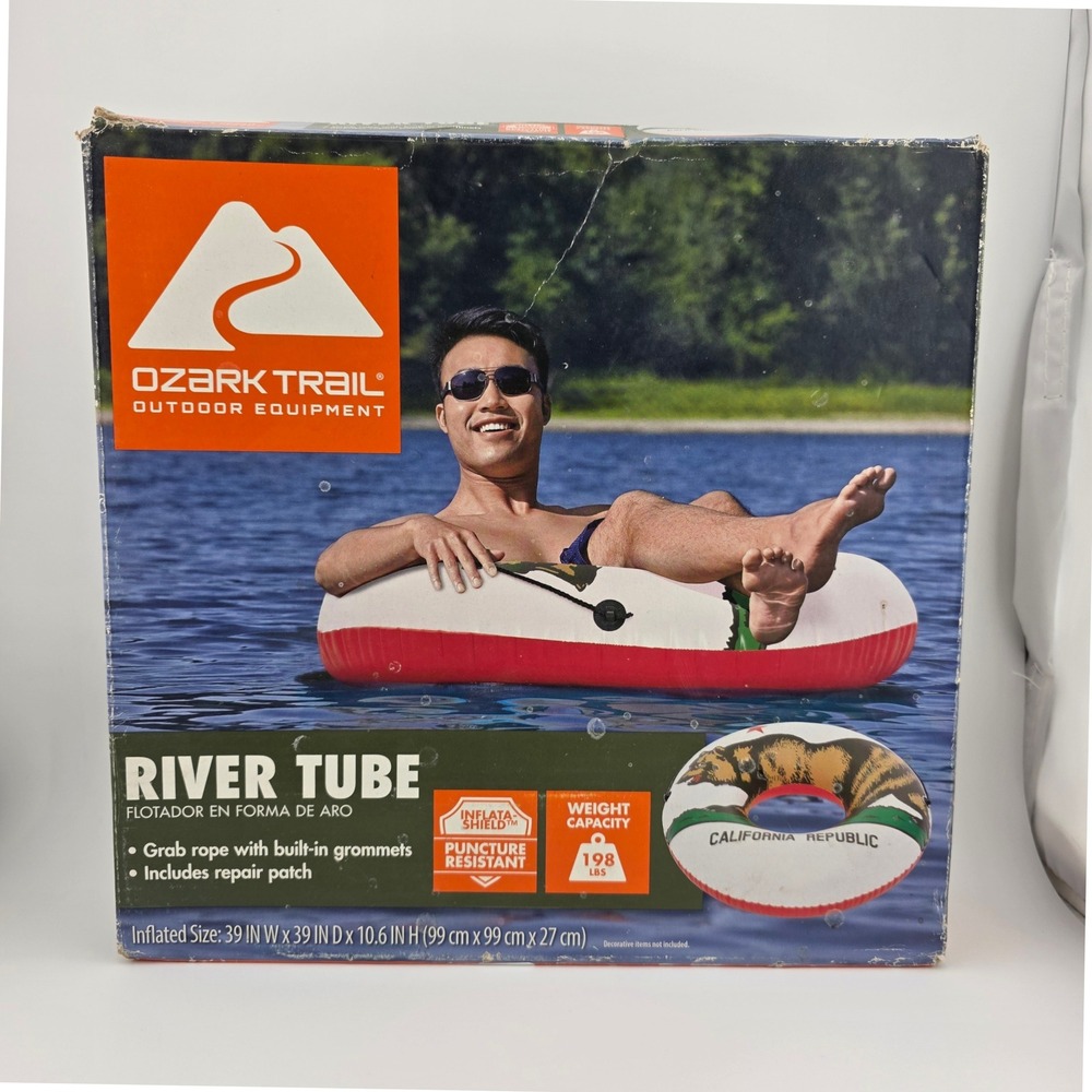 Ozark Trail River Tube California Republic Float Inflatable Pool Lake New Box